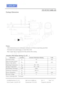 333-2UYC/S400-A7 Datasheet Page 2