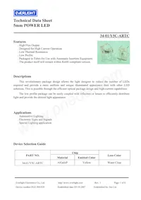34-1/Y5C-ARTC Datasheet Copertura