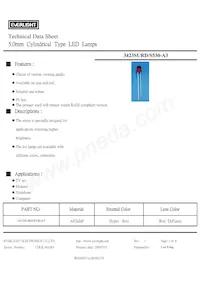 3423SURD/S530-A3 Datasheet Cover