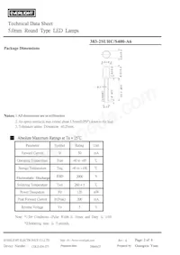 383-2SURC/S400-A6 Datasheet Pagina 2