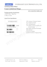 423-2ASURC/S400-A8 Datasheet Pagina 5