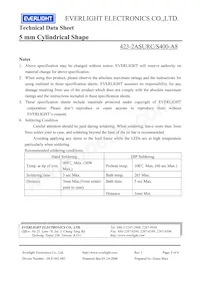 423-2ASURC/S400-A8 Datasheet Pagina 6