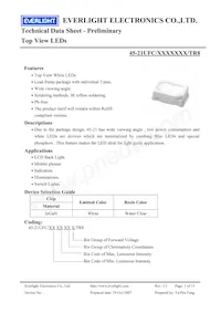 45-21UFC/2829405/TR8 Datenblatt Cover