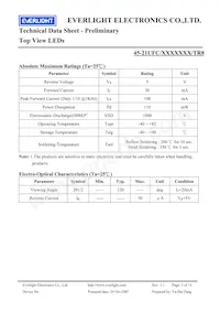 45-21UFC/2829405/TR8 Datasheet Page 3