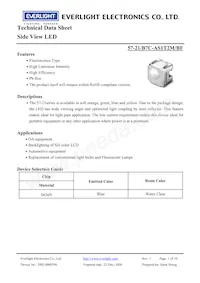 57-21/B7C-AS1T2M/BF Datasheet Copertura