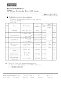 594SYGD/S530-E2 Datasheet Page 5