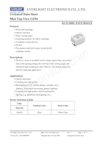 65-21/BHC-FS1T1B14/2T Datasheet Cover