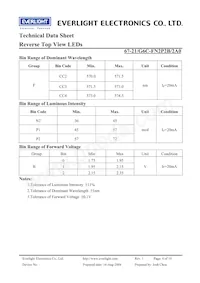 67-21/G6C-FN2P2B/2A0 Datasheet Pagina 4