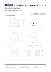 67-21B/BHC-XS1T2M/BT Datasheet Pagina 2