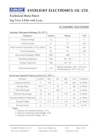 67-21B/BHC-XS1T2M/BT Datasheet Page 3