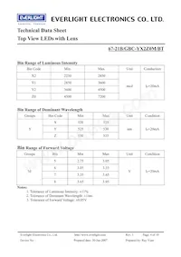 67-21B/GBC-YX2Z0M/BT Datasheet Pagina 4