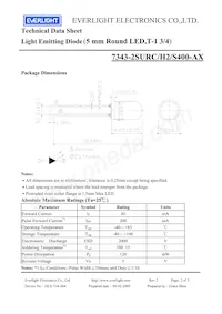7343-2SURC/H2/S400-A8 Datasheet Page 2