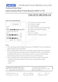 7343-2UYC/H2/S530-A4 Datasheet Page 5