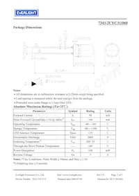 7343-2UYC/S1060 Datasheet Page 2