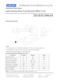 7343-2UYC/S400-A9 Datasheet Page 2