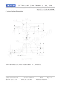 95-21UYOC/S530-A3/TR7 Datasheet Page 2