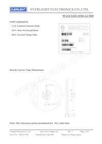 95-21UYOC/S530-A3/TR9 Datasheet Page 5