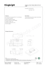 AA2810ASYS/J3 데이터 시트 표지