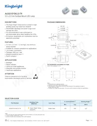 AA3021SYSK/J3-TR Datenblatt Cover