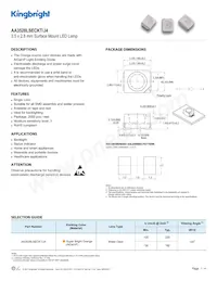AA3528LSECKT/J4 Datasheet Cover