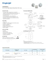 AA4040SECK Datasheet Copertura