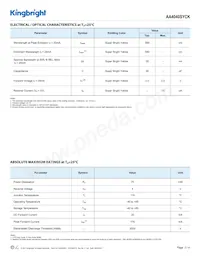 AA4040SYCK數據表 頁面 2