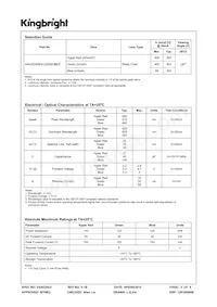 AAA3528SEKJ3ZGKQBKS Datasheet Page 3