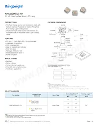 APBL3025NSGC-F01 Datasheet Cover