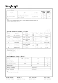 APBVA3010SYKCGKC數據表 頁面 2