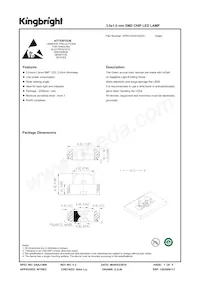 APECVA3010ZGC 데이터 시트 표지