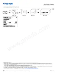 APED3528CGCK-F01 Datasheet Pagina 4