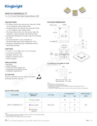 APGF1011SEEPBVGC-TT 데이터 시트 표지