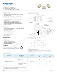 APHBM2012LVBDSYKJ3C 데이터 시트 표지