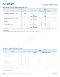 APHBM2012LVBDSYKJ3C 데이터 시트 페이지 2