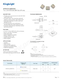 APTB1612LQBDCGKC Datasheet Cover