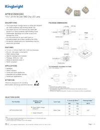 APTB1612SEKCGKC Datasheet Cover