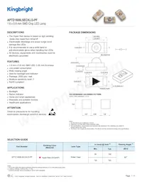 APTD1608LSECK/J3-PF Datenblatt Cover