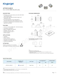 APTD2012LQBC/D Datasheet Cover