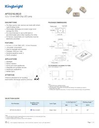 APTD3216LVBC/D Datasheet Cover