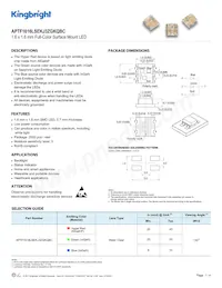 APTF1616LSEKJ3ZGKQBC數據表 封面