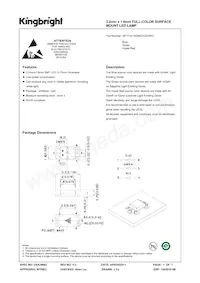 APTF3216QBDZGSURKC Datasheet Cover