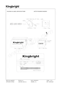 APTF3216SURKCGKQBDC Datasheet Pagina 7