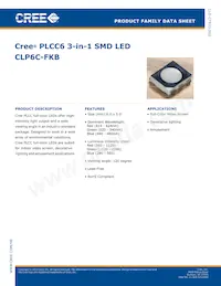 CLP6C-FKB-CKNPRGJBB7A363 Datasheet Cover
