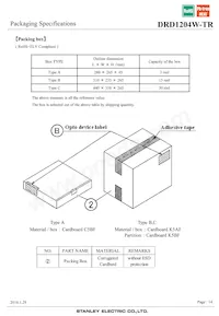 DRD1204W-TR Datasheet Page 14