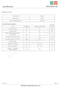 FHA1105P-TR數據表 頁面 3