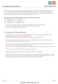 FHA1105P-TR Datasheet Page 11