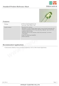 FHD3C64X-H Datasheet Copertura