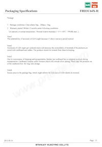 FHD3C64X-H Datasheet Page 15