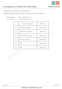 FHD3C64X-H Datasheet Page 19