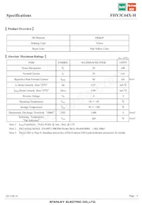 FHY3C64X-H Datasheet Pagina 3